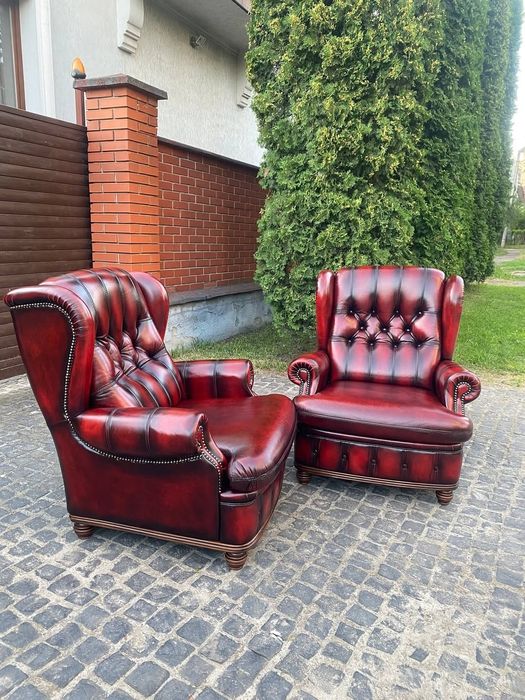 Шкіряний комплект меблів