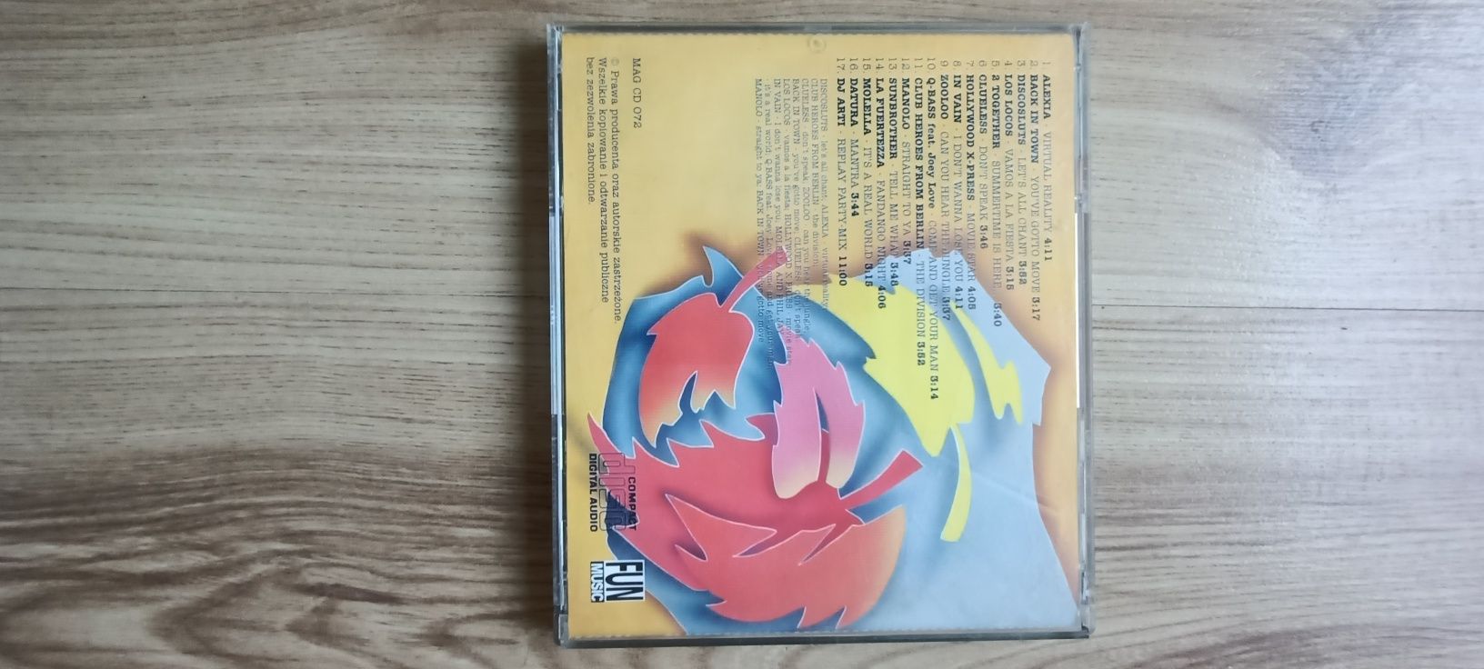 Płyta CD Dance & Disco volume 2. 1998r
Płyta wydana w 1998 roku posiad