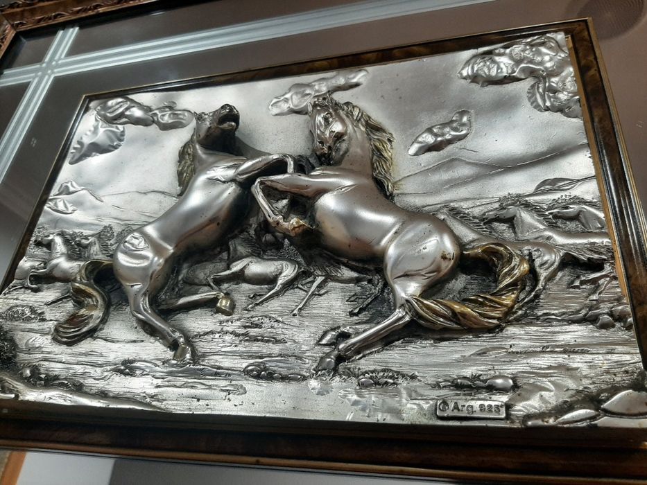 Vendo quadro de parede em prata