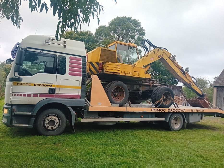 Pomoc Drogowa Laweta transport maszyn Holowanie
