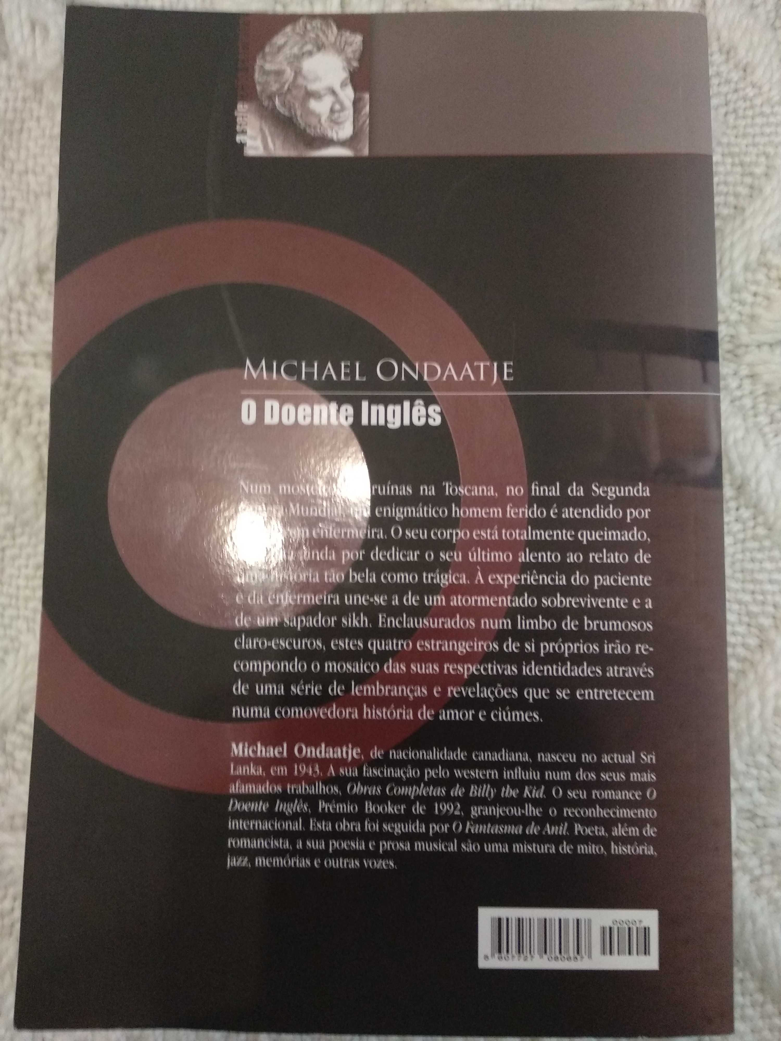 Livro "O Doente Inglês"  de Michael Ondaatje