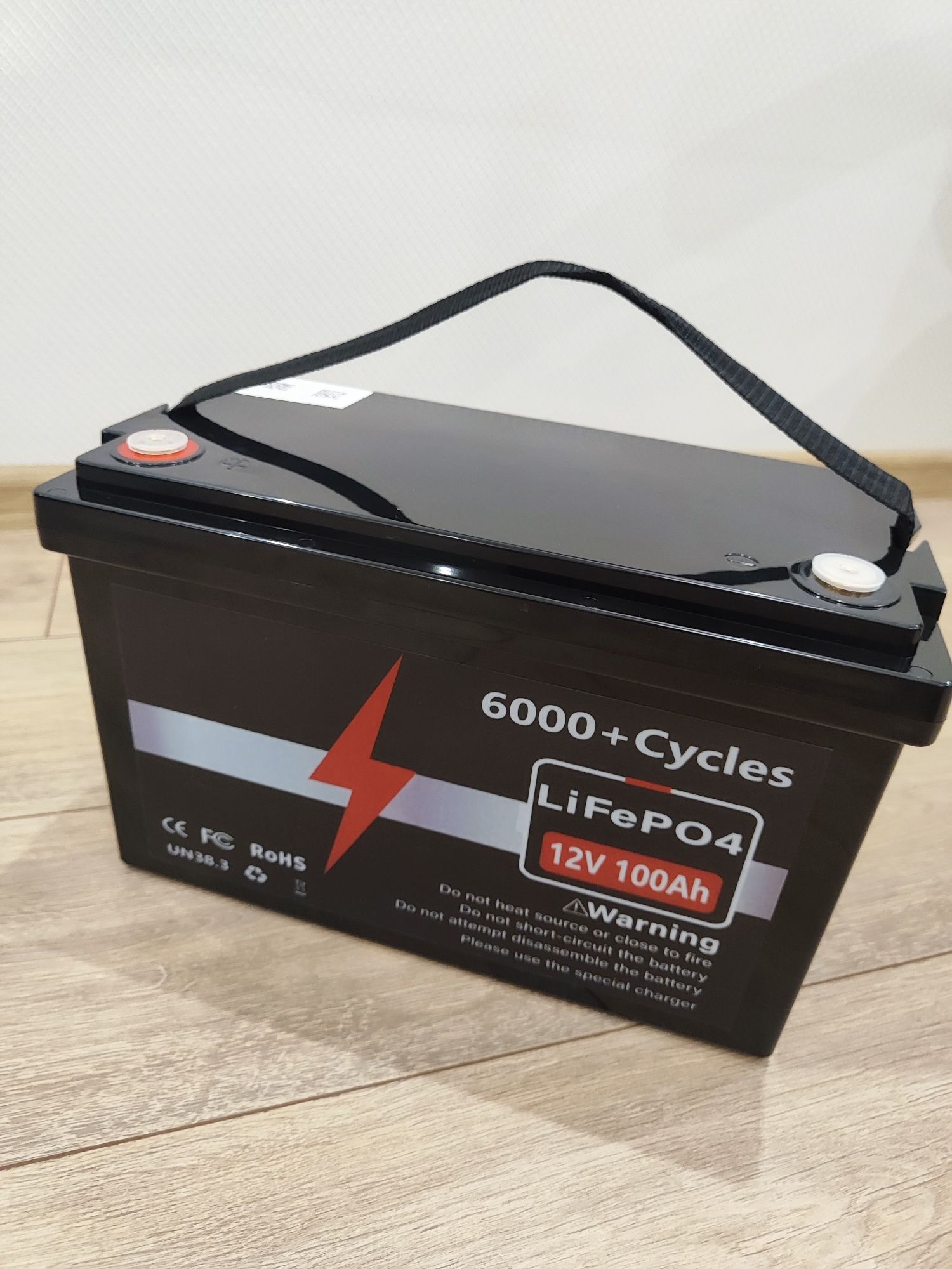 Акамулятор 12V - 100Ah LiFePO4 з  Bluetooth!