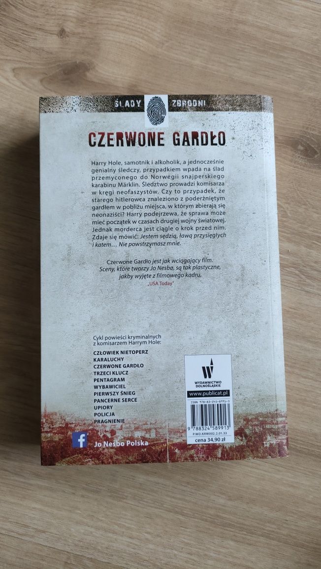 Czerwone Gardło Jo Nesbo