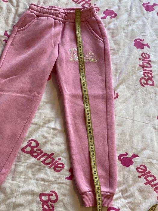 Рожевий 116 см теплий костюм Barbie
