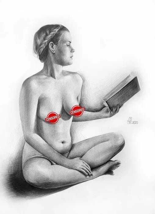 Эротический рисунок ню