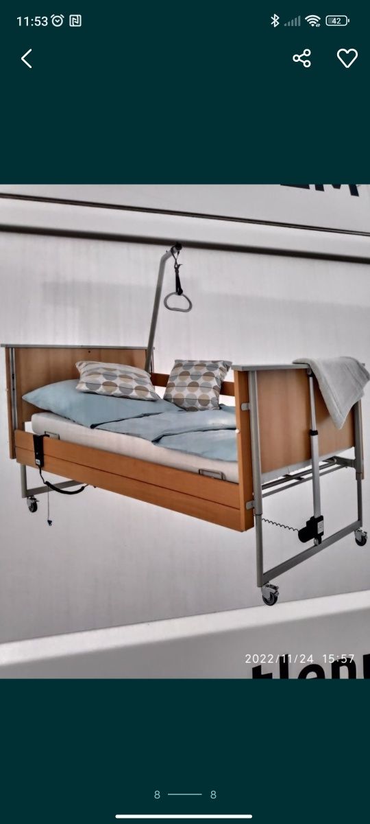 Łóżko rehabilitacyjne ortopedyczne Transport montaż gratis