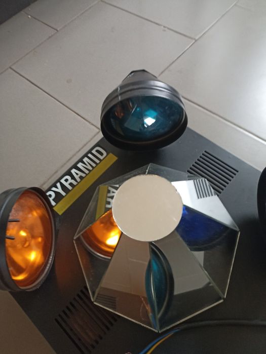 Światła disco Pyramid z PRL
