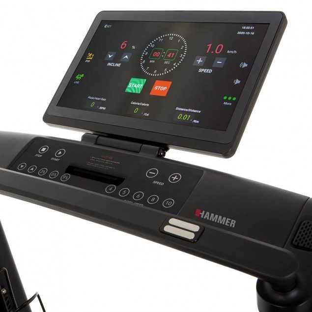 Bieżnia elektryczna HAMMER Q. Vadis 10.0 Ekran LCD 15.6 cali Netflix