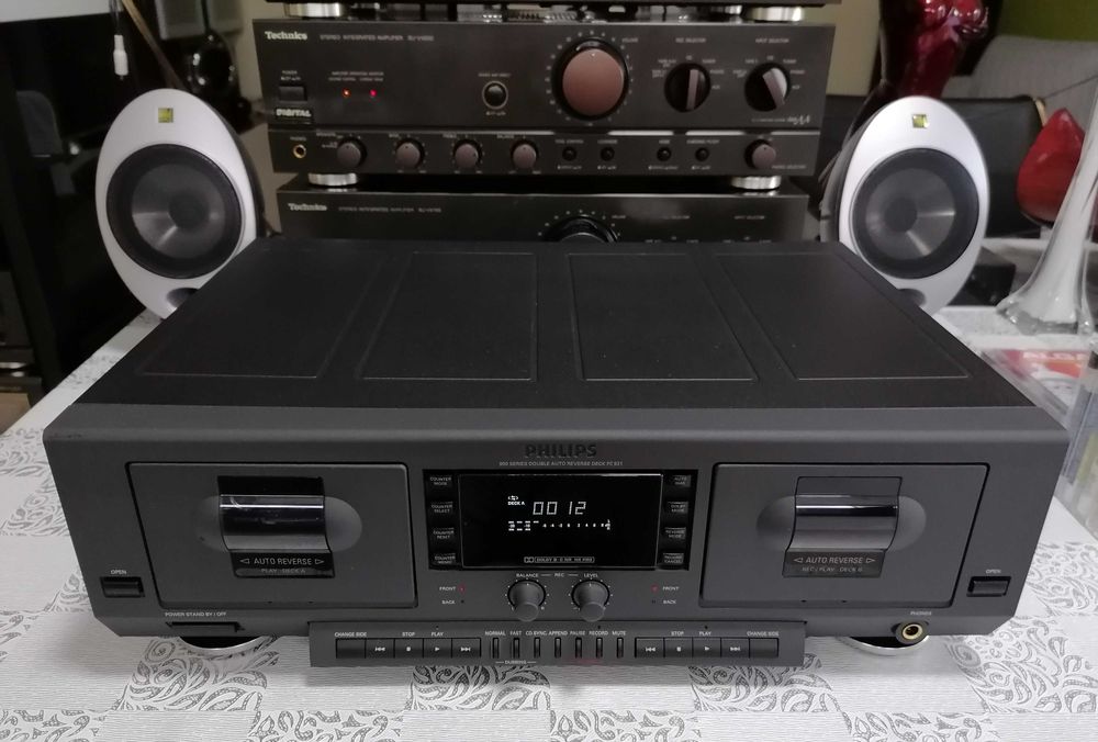 Deck de Cassetes Philips FC931, Em Excelente Estado Sem Riscos
