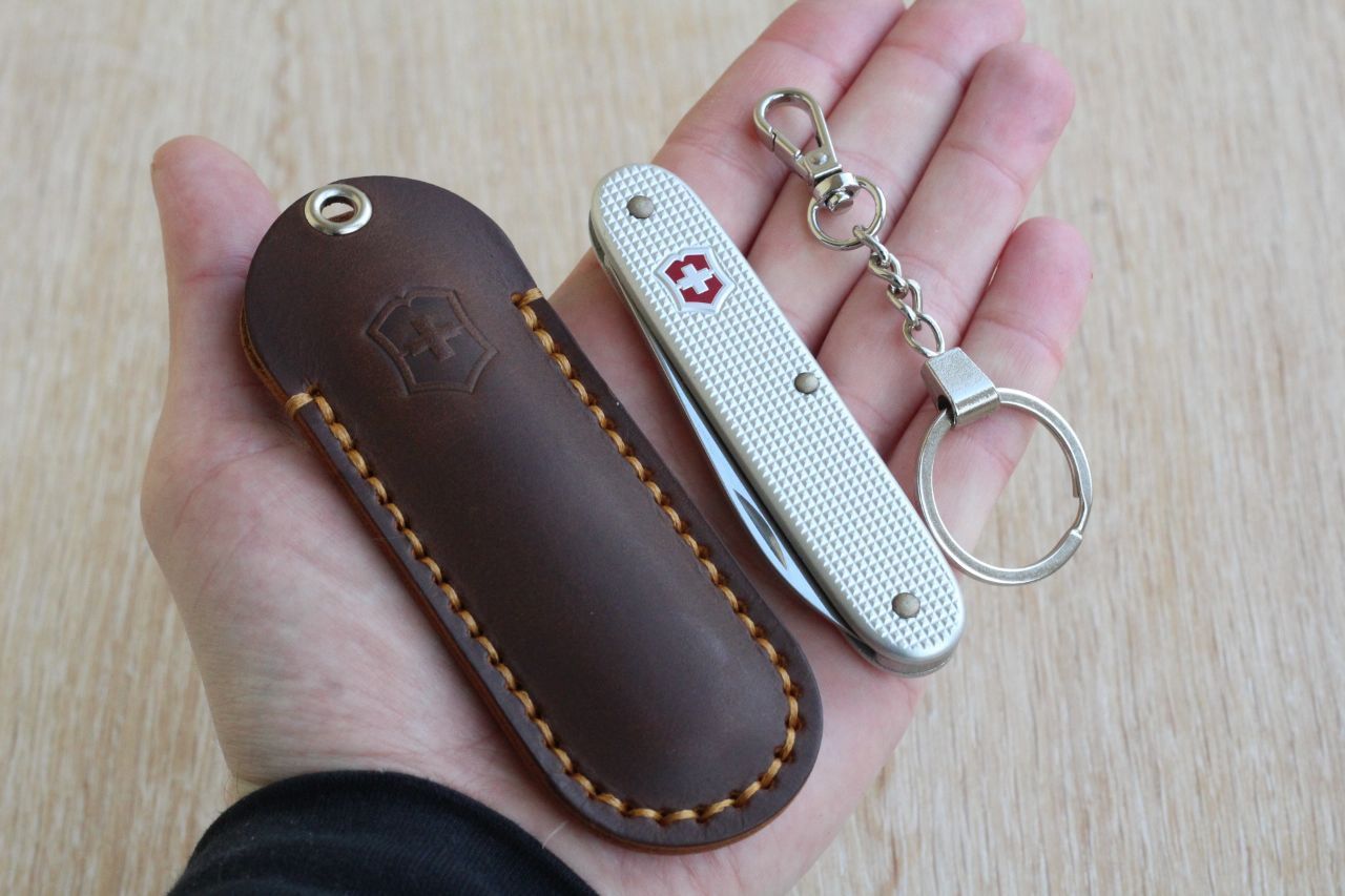 Чехол из натуральной кожи для VICTORINOX SWISSTOOL spirit  alox