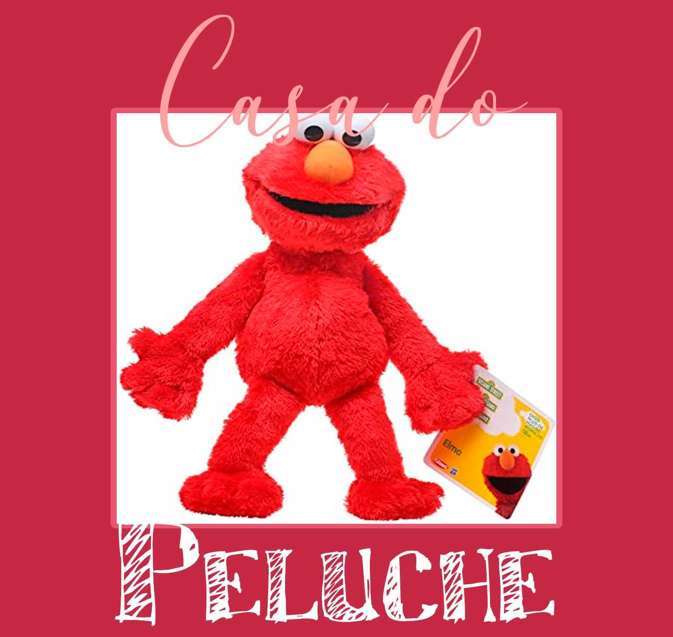 Elmo Peluche Rua Sésamo Street ou Simão