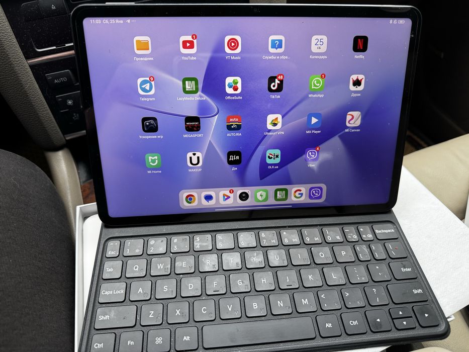 Чехол-клавиатура на планшет xiaomi pad 6/6 pro