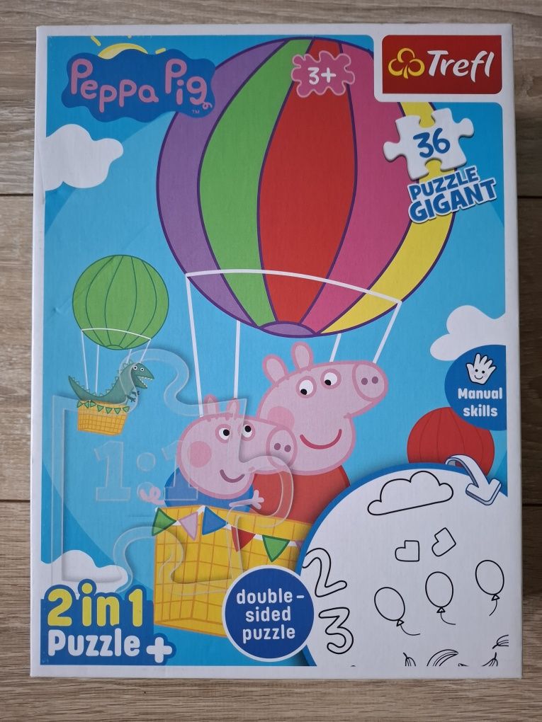 Puzzle Peppa gigant Trefl+gratis puzzle
