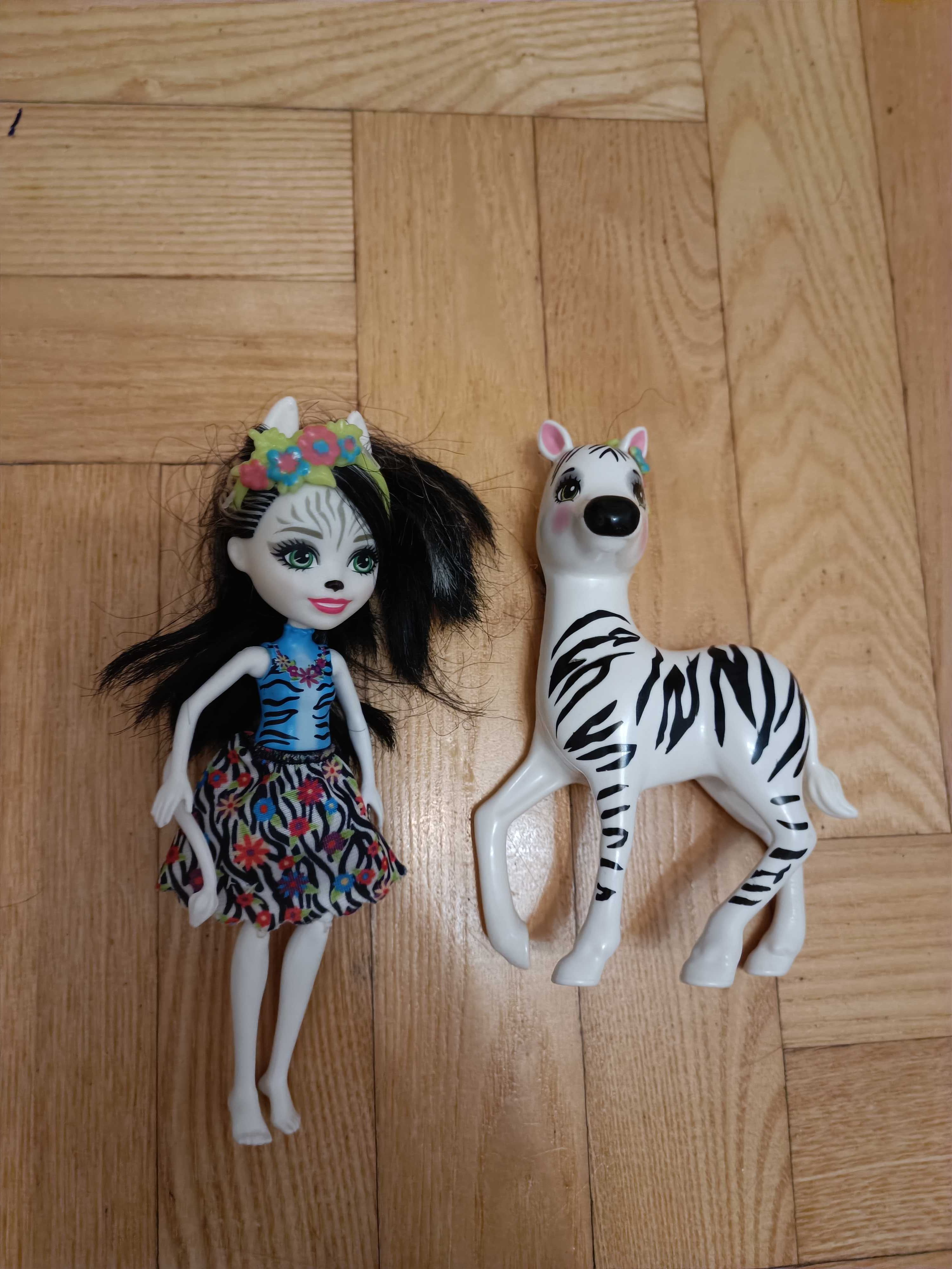 Lalka Enchantimals zebra