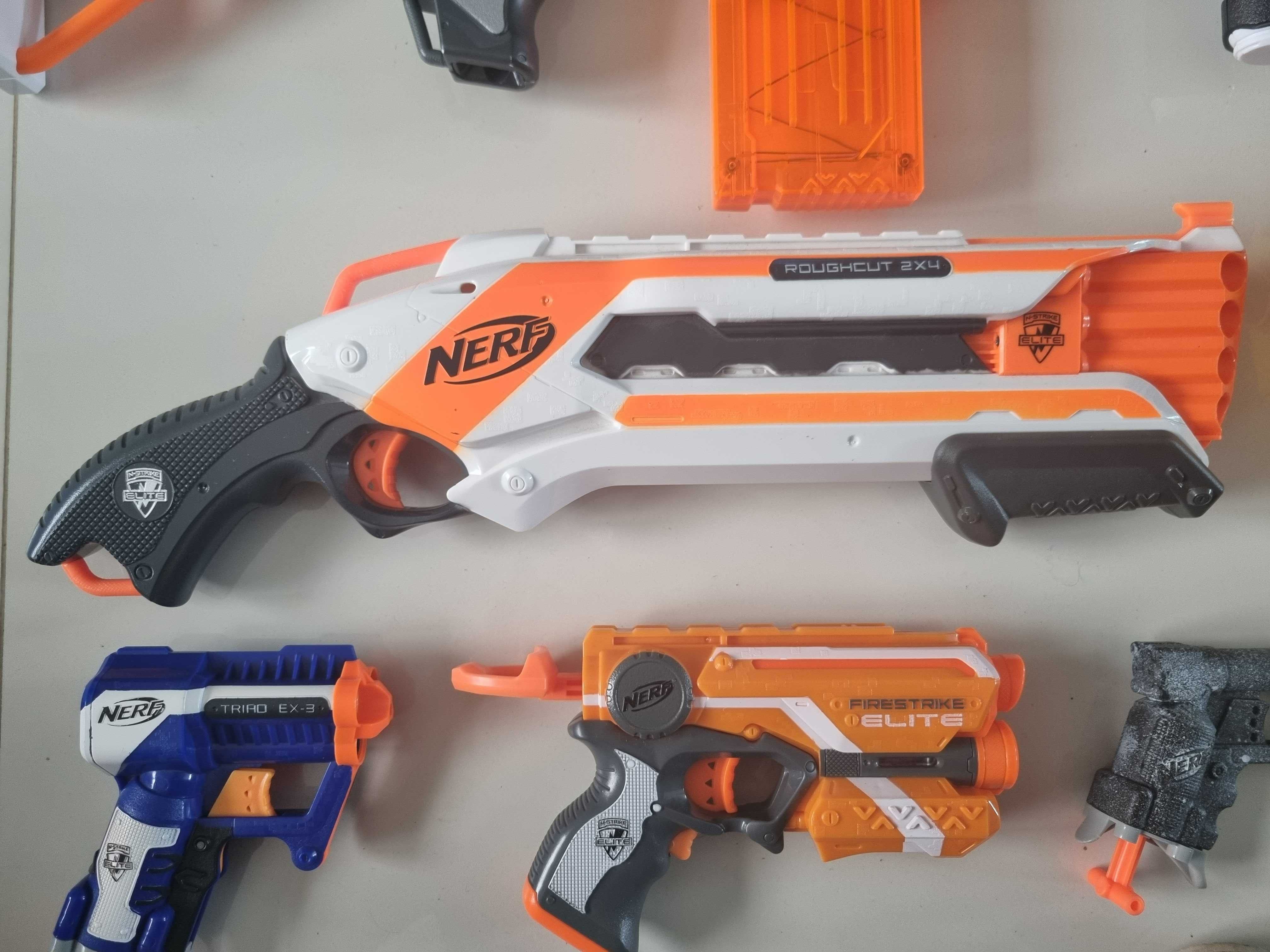 pistolety nerf zestaw