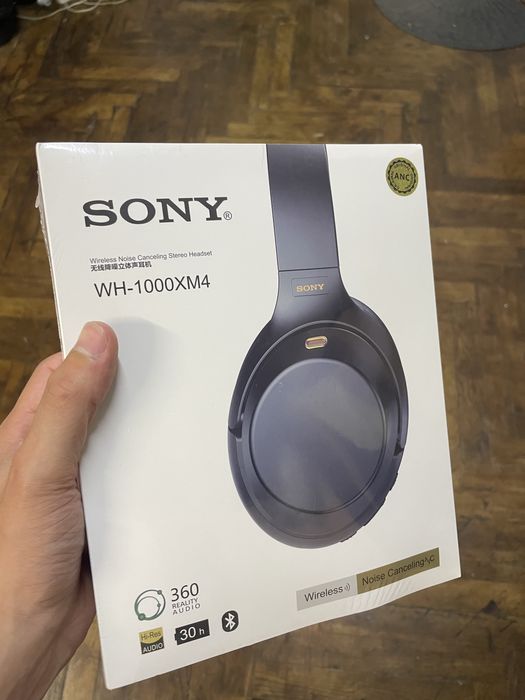 Навушники Sony WH-1000XM4 чорні 30 годин  1:1