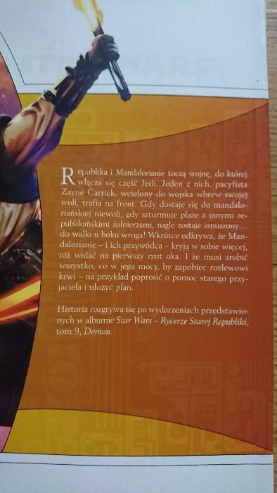 Komiks pt. Star Wars Rycerze Starej Republiki: Wojna, tom 10