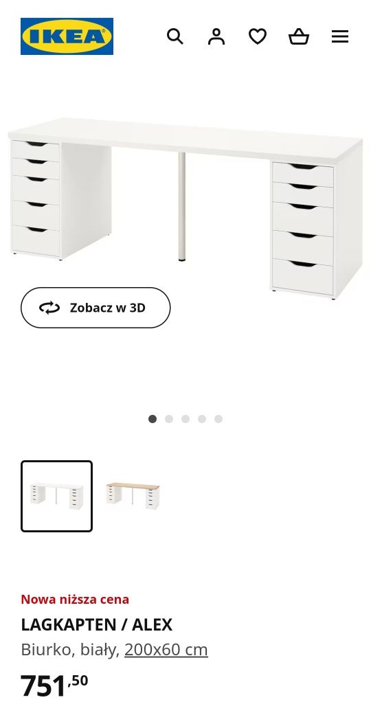 sprzedam biurko IKEA