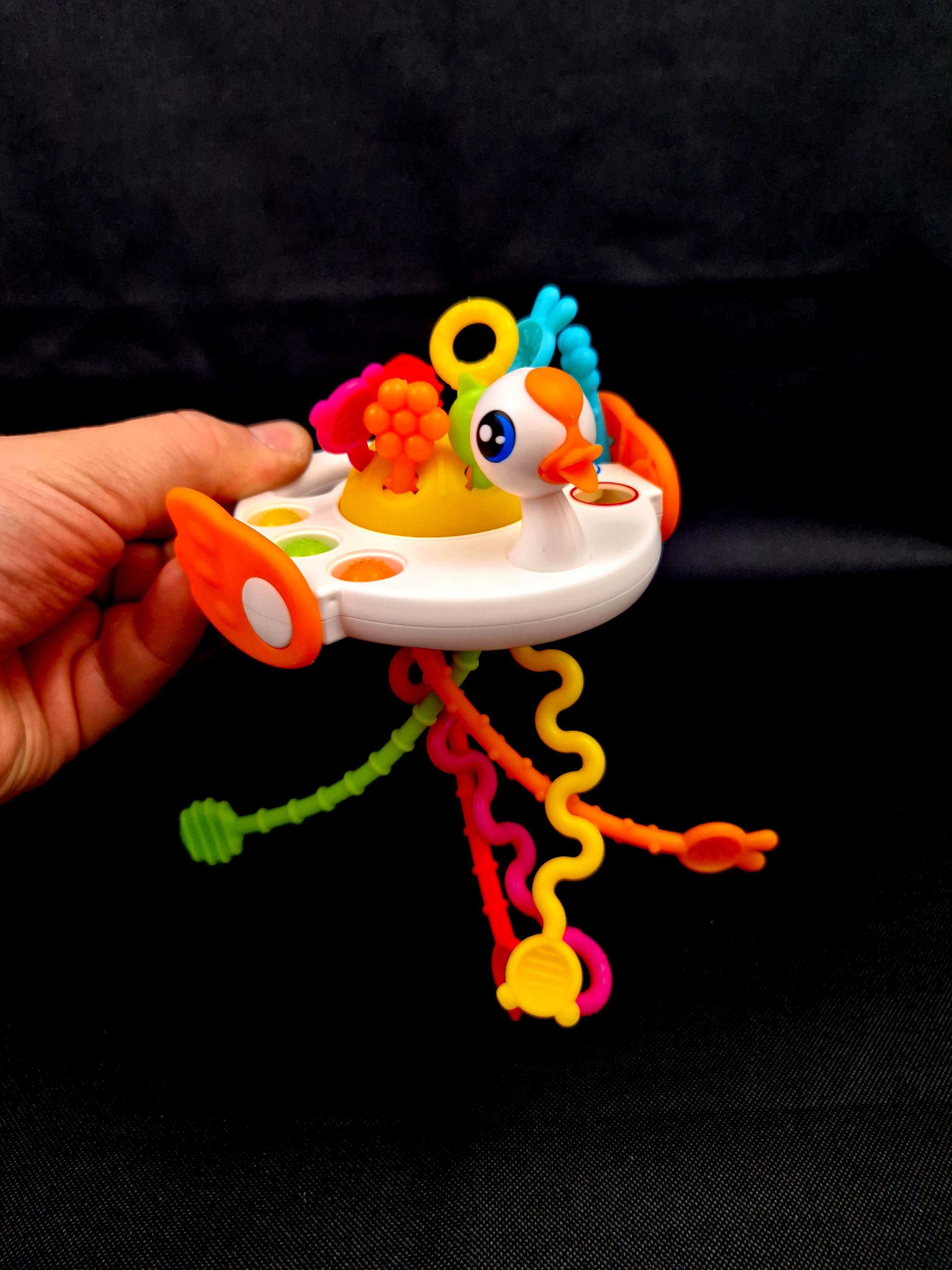 Kaczuszka Gryzak Pull String Toy - Rozwój Zabawą