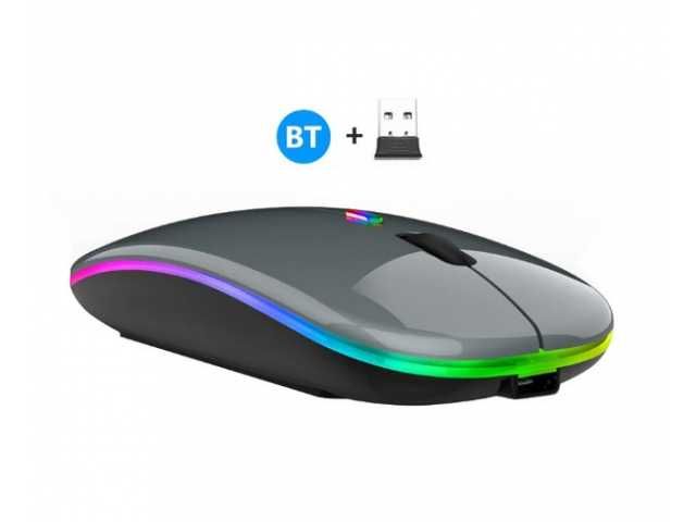 MYSZKA BEZPRZEWODOWA do Komputera LAPTOPA Cicha USB 2.4G + Bluetooth