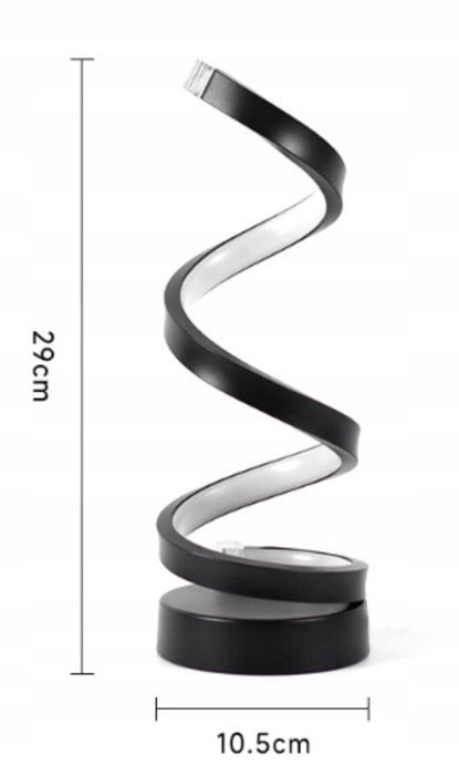 Lampki LED Spiralne USB Nocne z Regulacją - dwie w cenie jednej!