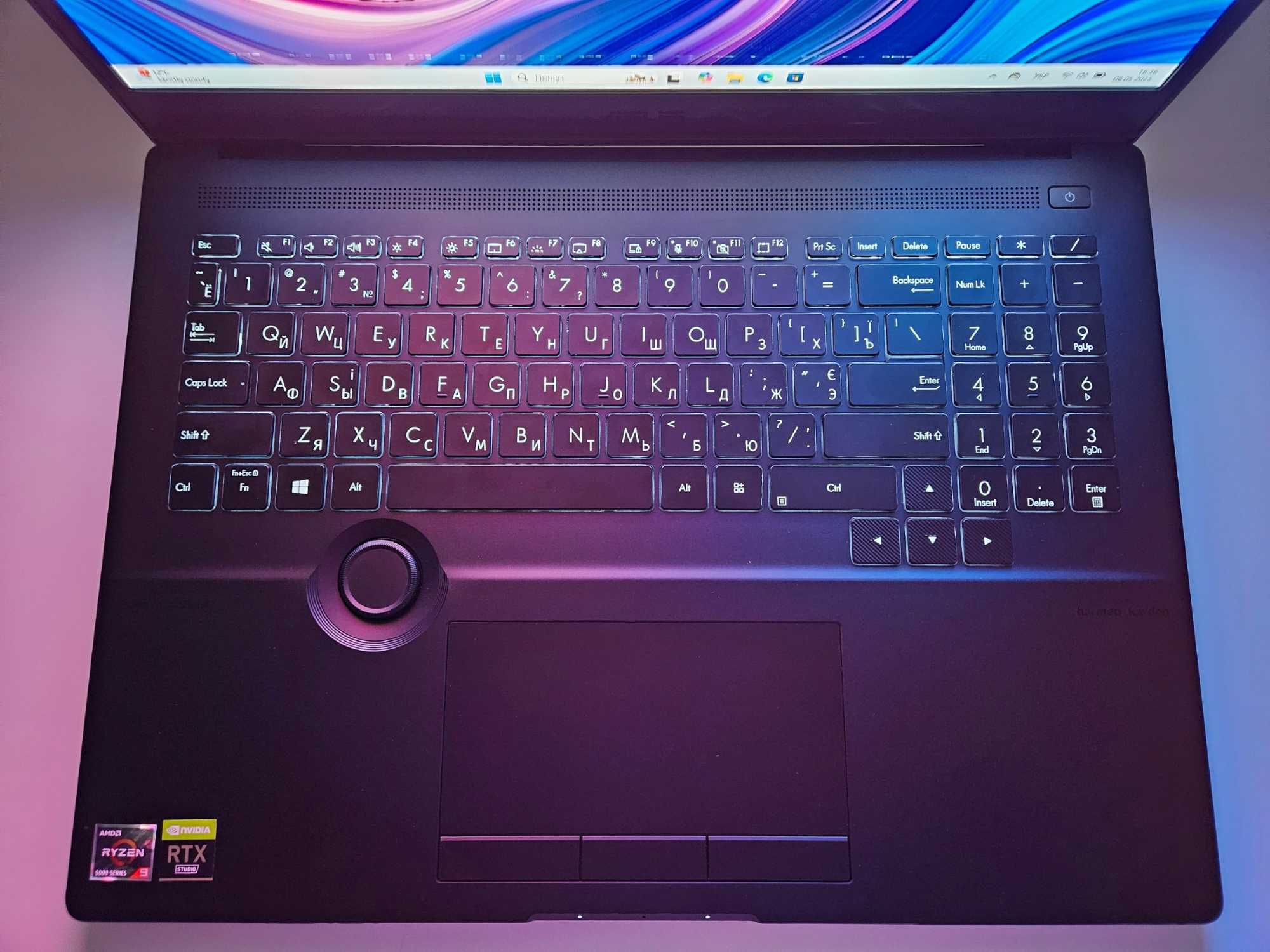 Ноутбук Asus ProArt Studiobook 16 OLED 4K+|Ryzen 9 5900HX|RTX A2000