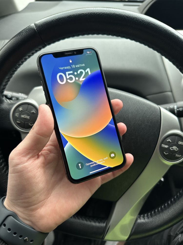 iPhone X 256Gb Neverlock 100%АКБ, стан 9/10