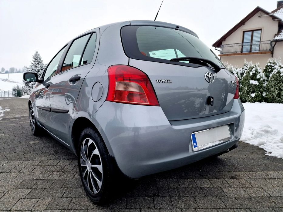 Toyota Yaris Salon Polska, I właś, 1.33 benzyna, 2008r Klimatyzacja, Serwis Zadbana