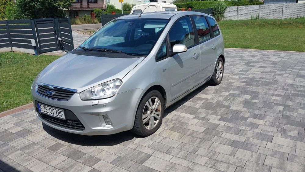 Ford C-MAX FORD C-MAX, 2008 r. 2,0 benz + fabryczny LPG, Titanium ,bezwypadkowy,