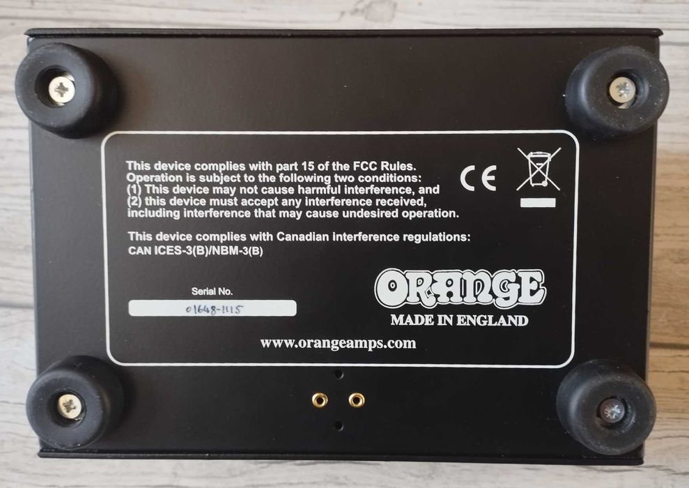 Preamp Orange Bax Bangeetar BLK Distortion Overdrive