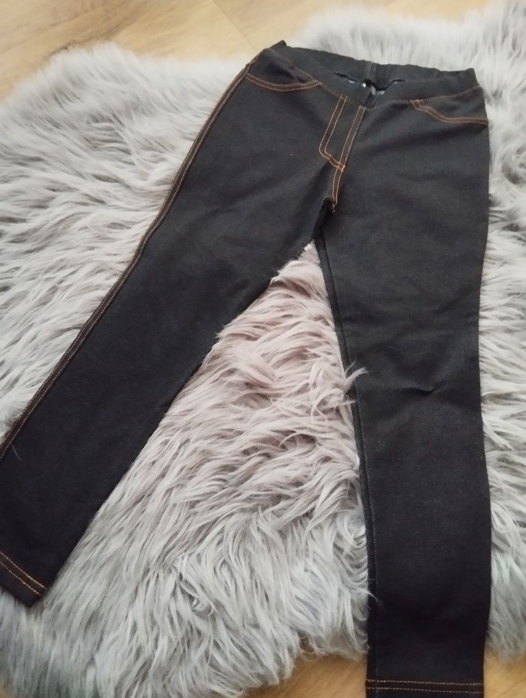 Czarne legginsy 122 Sesto Senso jeans