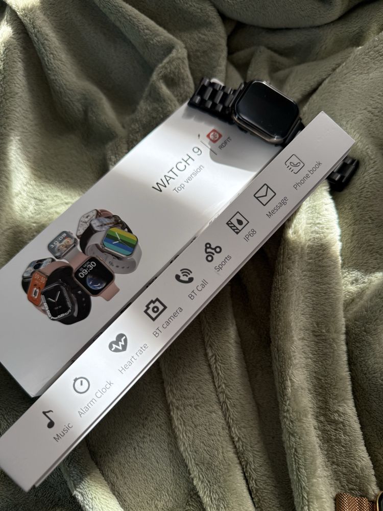 ZESTAW - Watch 9 smartwach amoled top version