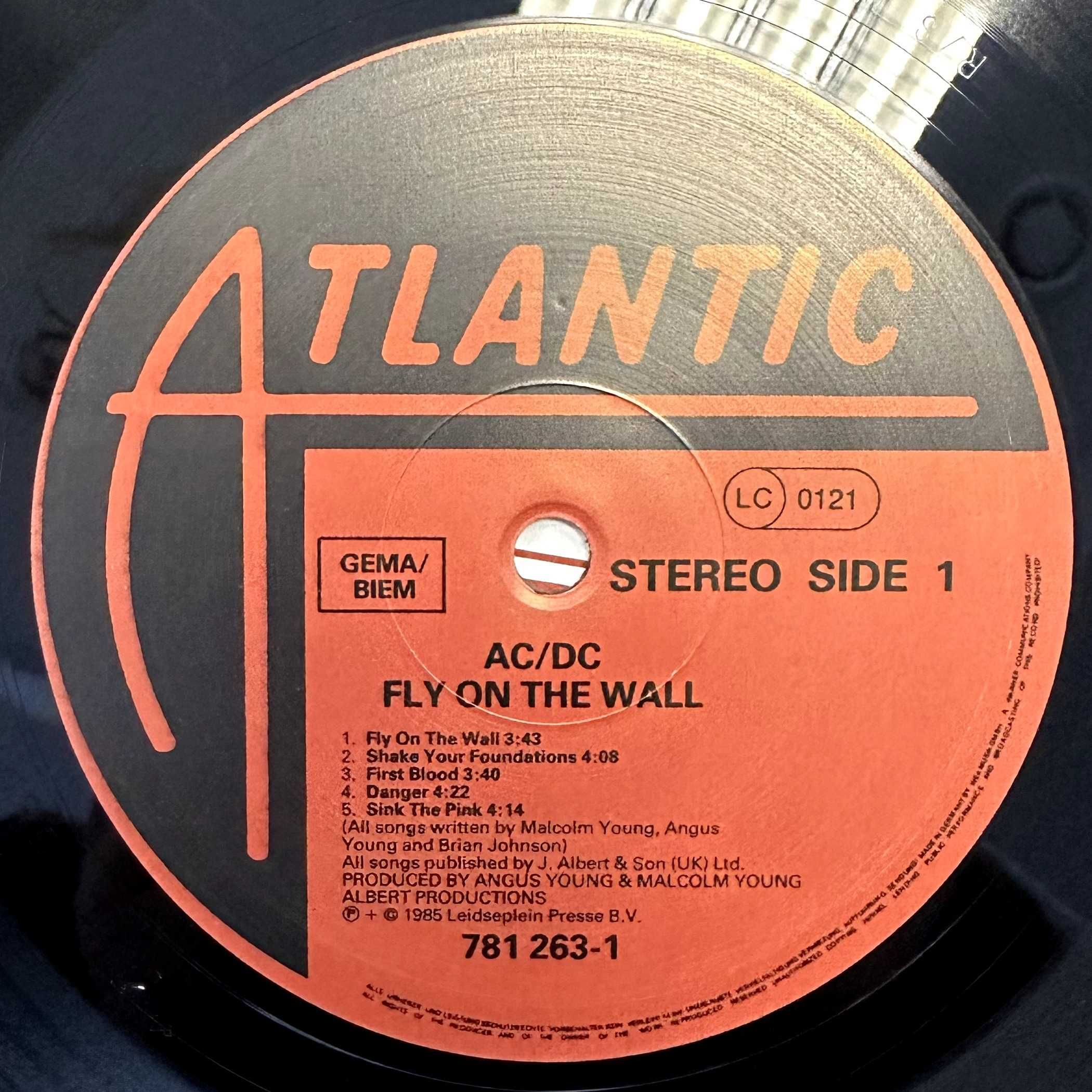 AC/DC - Fly on the Wall (Vinyl, 1985, Germany)