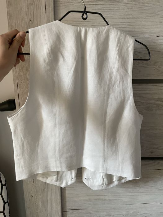 Kamizelka garniturowa H&M rozmiar M 70% wiskoza, 30% len