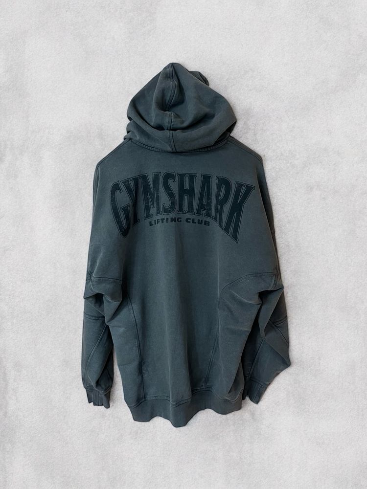 GYMSHARK худі як НОВЕ з ВЕЛИКИМ ЛОГОТИПОМ Оригінал оверсайз golds
