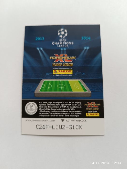 Karta top master Lewandowski champions league 2013 BVB 2014