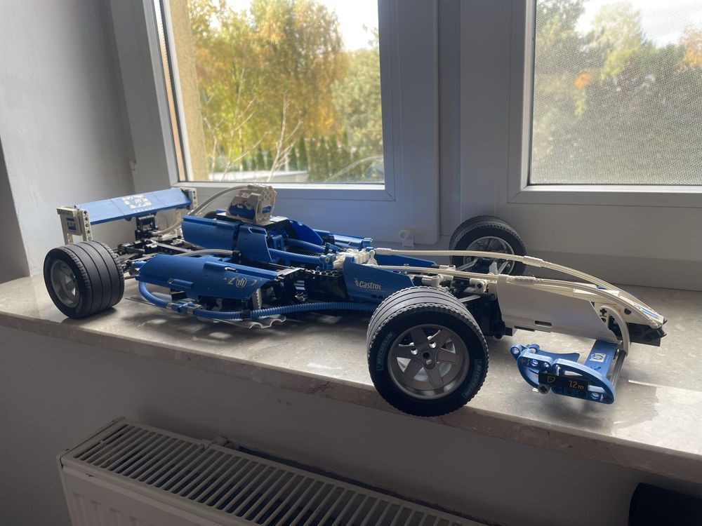 Gigantyczny bolid F1 Williams BMW lego technic 8461 biały kruk!