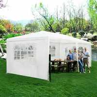 PROMOCJA Pawilon Ogrodowy 3x6 - 6 ŚCIAN Namiot Imprezowy Biały Altana