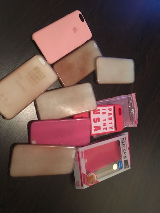 9 szt. etui na iPhona - 2 nowe(Victorias Secret i Goospery)