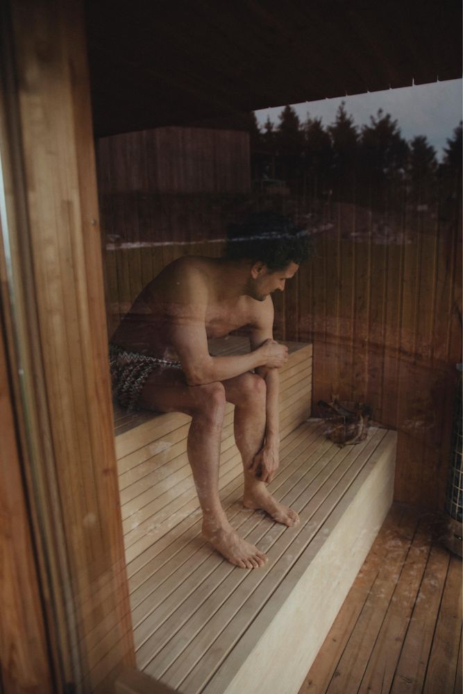 Domek z prywatnym jacuzzi !!! + sauna z widokiem na jezioro!