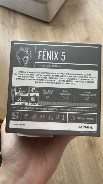 Часи garmin fenix 5 silver