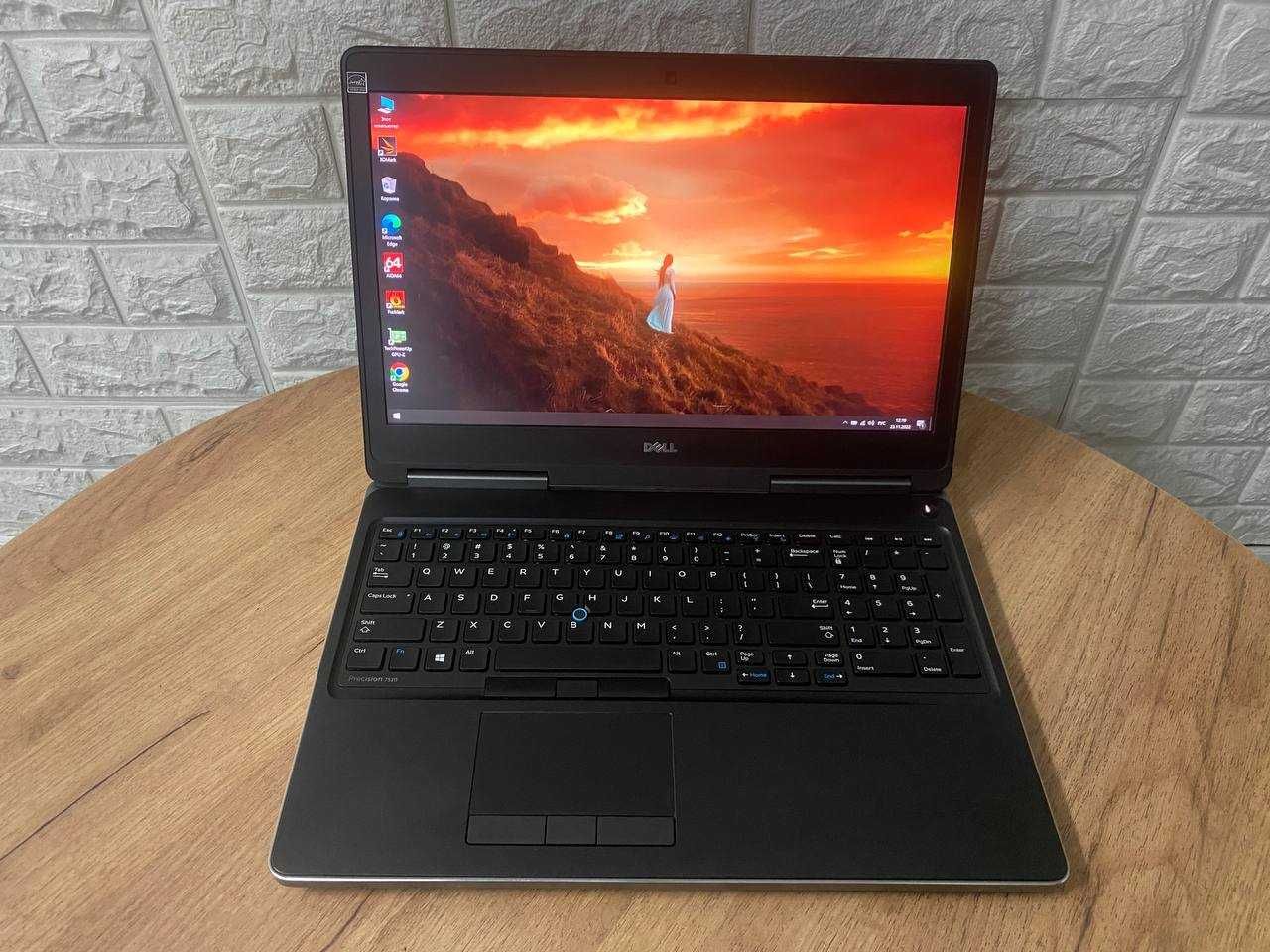 Dell Precision 7520 15.6" FHD Xeon E3 16Gb SSD 128Gb+HDD500 AMD VX4130