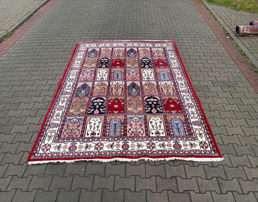 Dywan Perski Moud Garden 3x2 ręcznie tkany Vintage