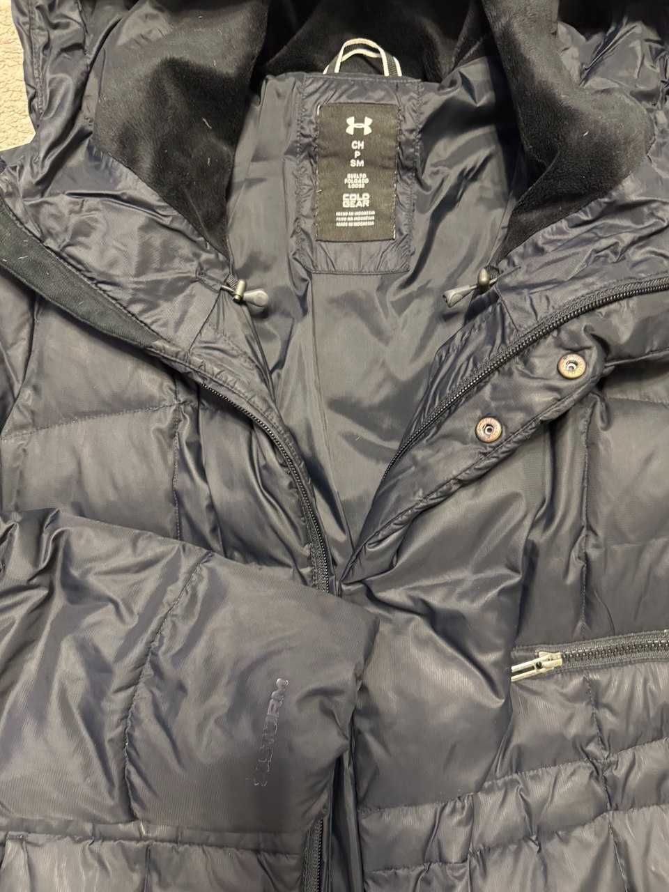 Куртка Чорний жіночий зимовий пуховик Under Armour М