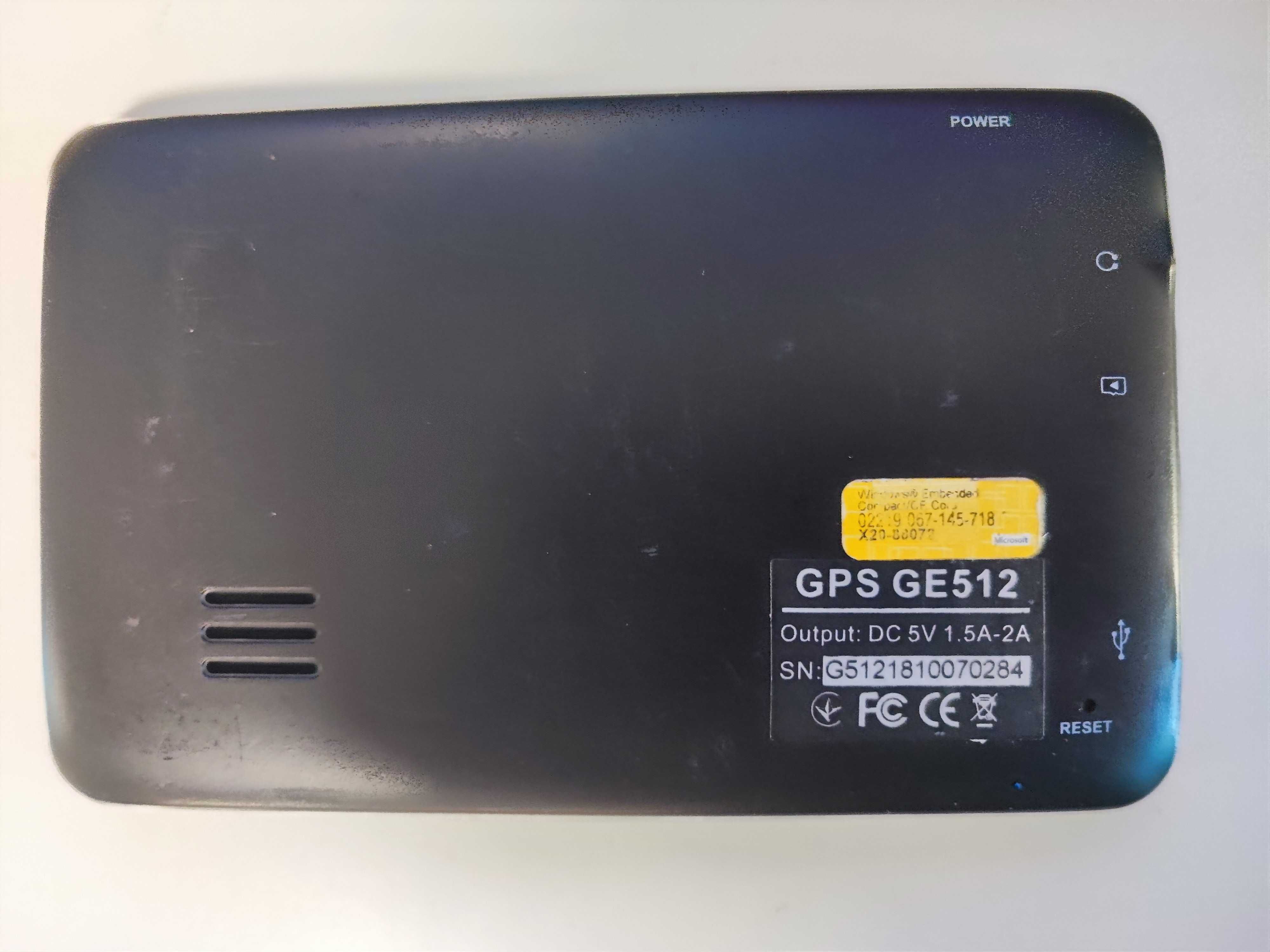 GPS навигатор Globex GE512 Navitel отличное состояние