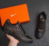 Летние кроссовки с перфорацией Nike мужские коричневые найк