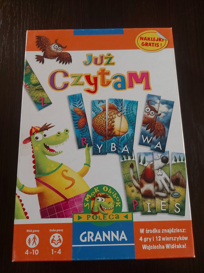 Gra Już czytam nauka literek czytania