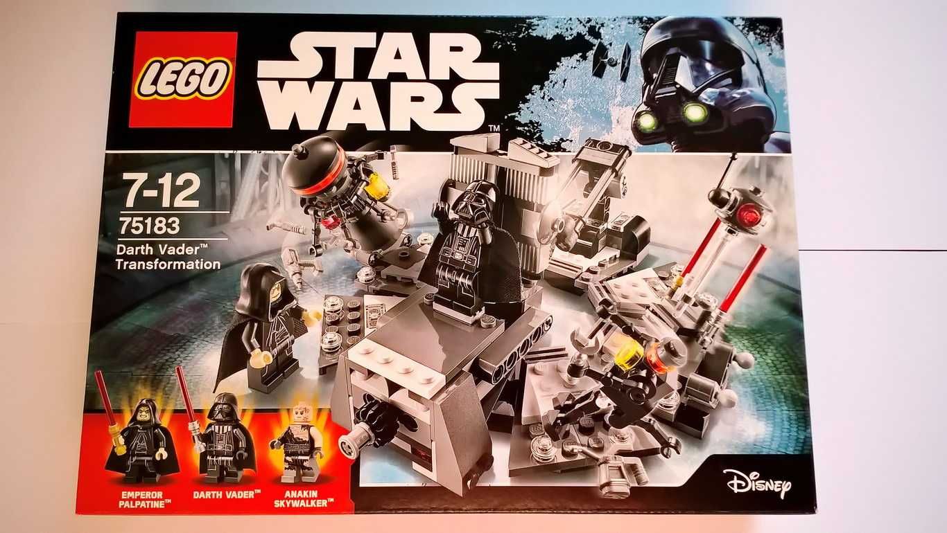 Lego Star Wars 75183 Darth Vader Transformation selado