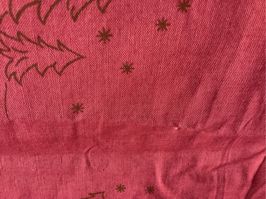 Nowy obrus/ serweta swiateczna rozowa