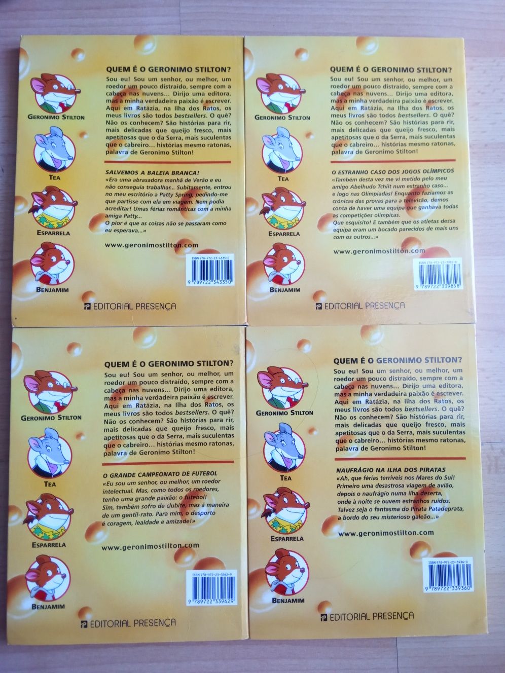 Livros Geronimo Stilton